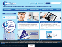 Tablet Screenshot of orbitpro.es